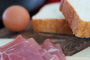 Monte Cristo Prep, a good ham such as serrano pictured here is key
