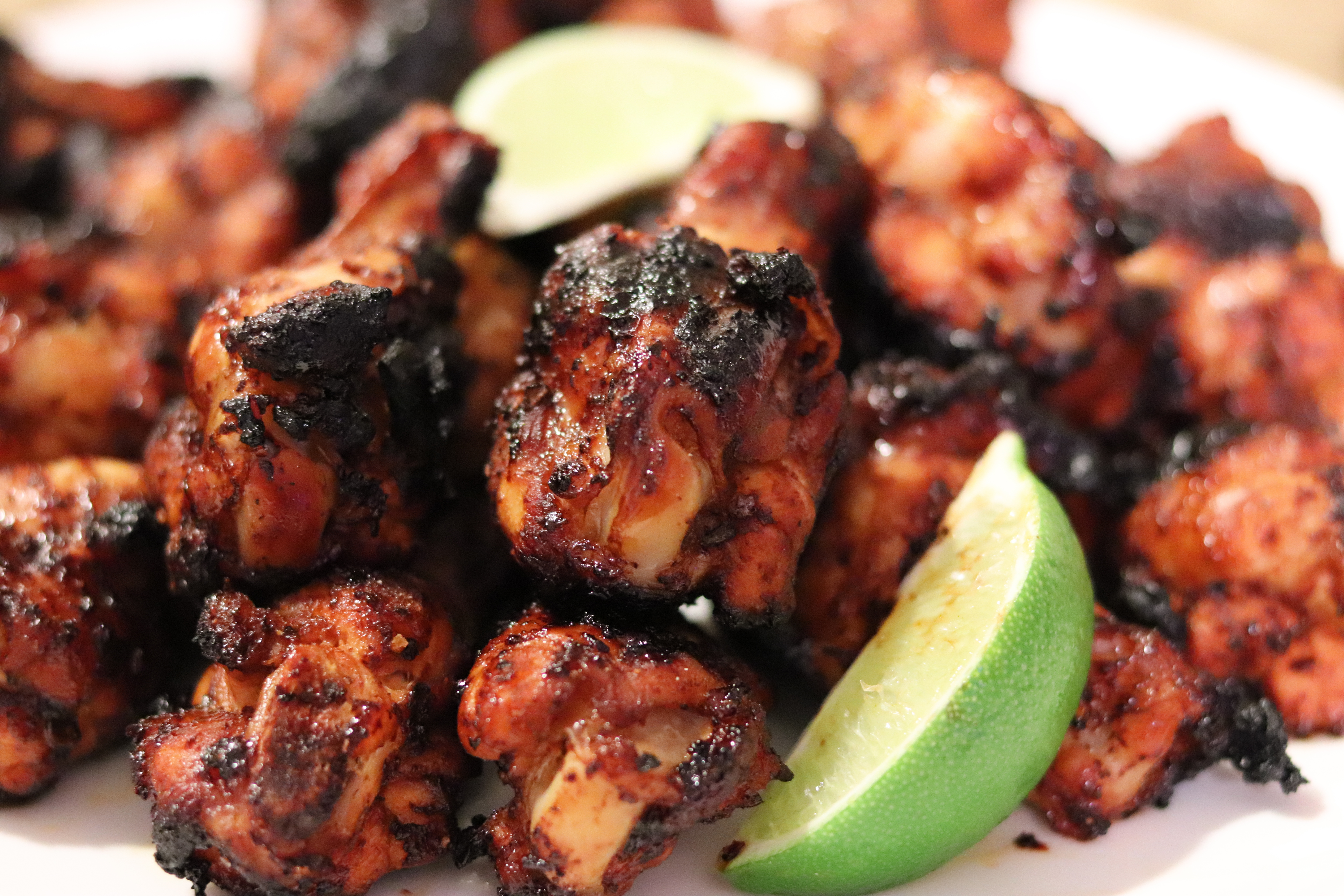 Grilled Ancho Chile Lime Wings